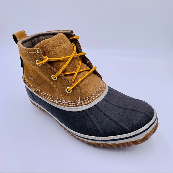 Eddie Bauer Shoes - Eddie Bauer boots Hunt Pac 62 boots waterproof leather tan women size 6.5